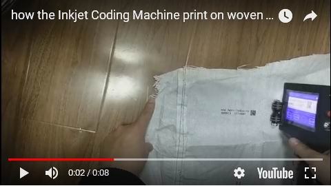 530 TIJ Handheld Inkjet Coding Machine , Easy Operation Portable Expiry Date Printer