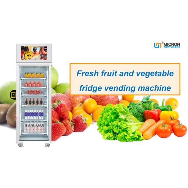 Fresh Fruit Vegetable Farm Produce Vending Machine With Cooling System Touch Screen
