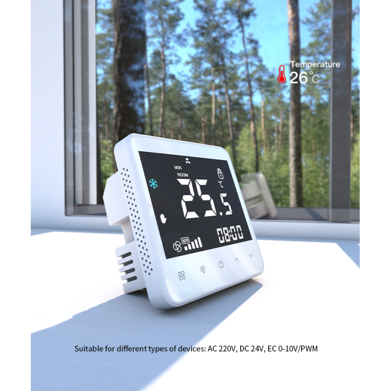 Smart Digital Thermostat For Home & Commercial HVAC Control