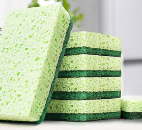 Comparison of cellulose sponge with conventional sponge
