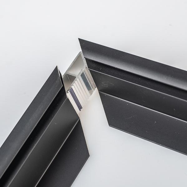 6063 T5 Anodised Solar Panel Aluminum Frame / Solar Plate Frame Customized Length