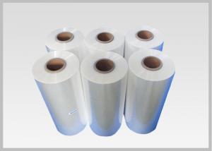 China Blown Transparent PVC Heat Shrink Sleeve Film Rolls For Glass Bottle Labels on sale