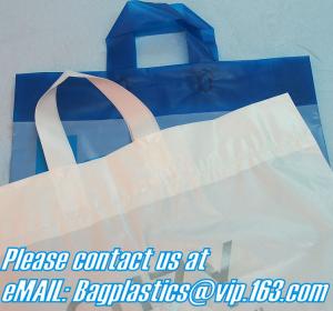 Quality Promotion soft loop handle plastic bag produced by shanghai manufacturer,Foldable 100% Original PE Soft Loop Handle Plas for sale