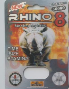 Moisture Proof 12mm Cap Rhino 96 Capsule Packaging Card