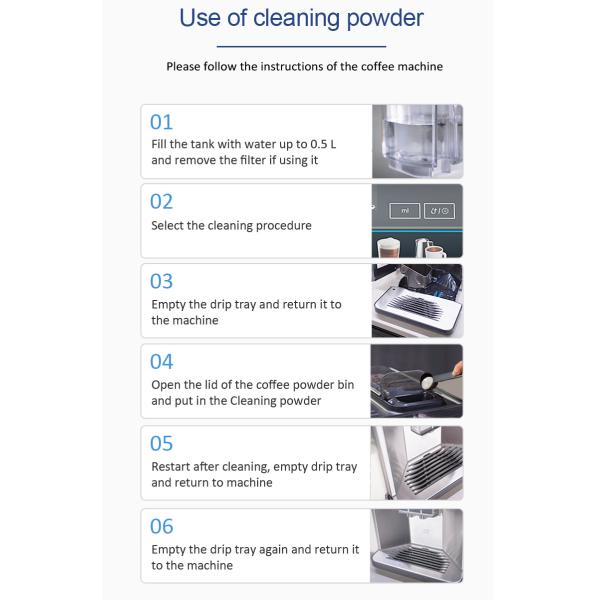 Convenient Professional Coffee Grinder Cleaning Tablets with High Content