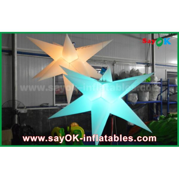 Durable Inflatable Lighting Decoration , Inflatable Star With Led Light