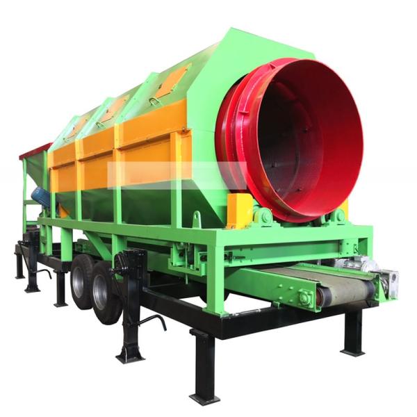 Voltage-Adjustable Municipal Solid Waste Trommel Screen with Customizable Capacity