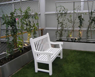 Stainless Steel Rope Mesh Green Wall