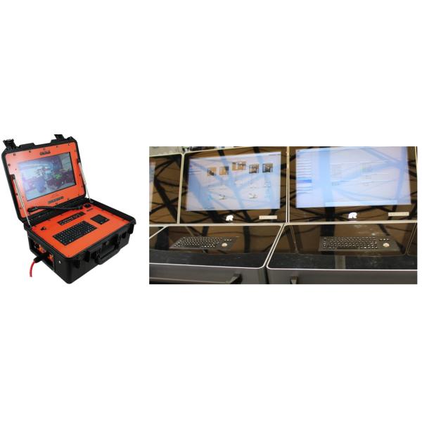 Ruggedized Computer Silicone Rubber Keypad IP67 EMC USB PS2 Wired With Backlit