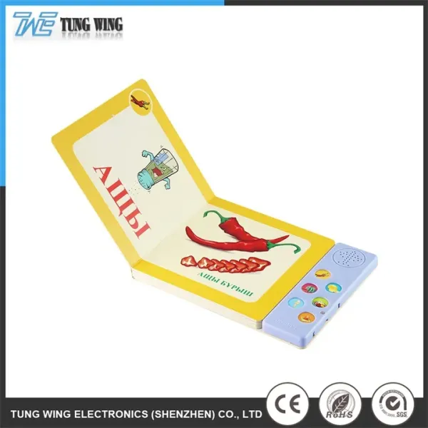 Customized Size ABS Material CE Certified Talking Book Sound Module Educational Toy