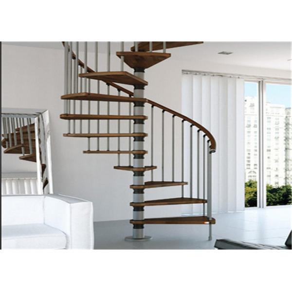 Vertical Round Post Custom Spiral Staircase Single Stringer , AS/NZS 2208 Approved