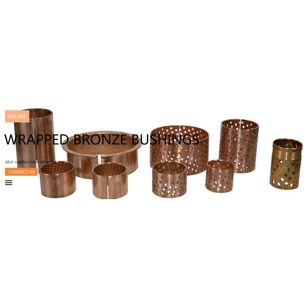 Chemical Resistant E90F E92F Split Type Flanged Bronze Bushings