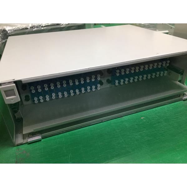 144 Port 2U Fiber Optic Cable Patch Panel With 19/23 Inch Mounting Brackets