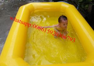 Quality double tubes pvc tarpaulin inflatable kids swimming pool for sale for sale