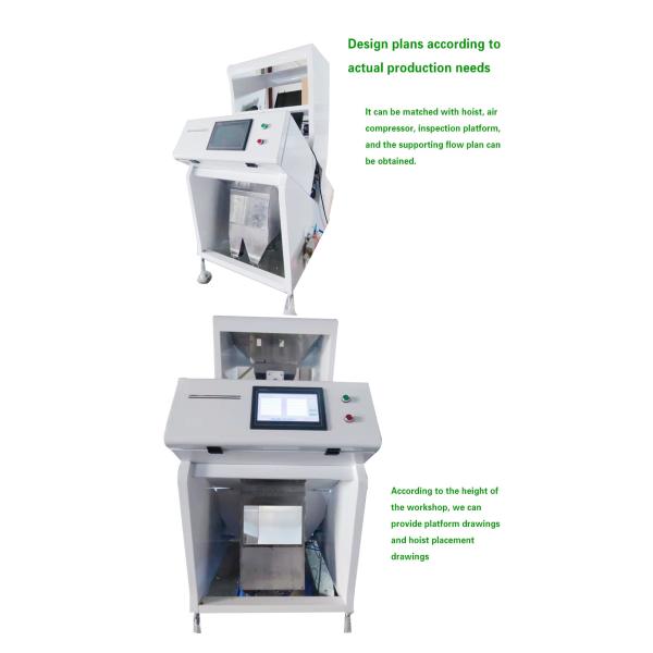 Multi Functional Cashew Nut Color Sorter Machine 50HZ To Sort Wheat Peanut