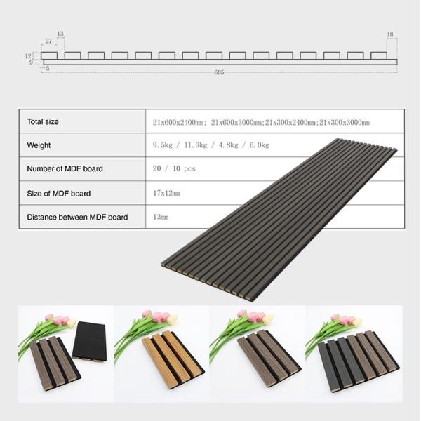 Custom Polyester Fiber Acoustic Panel Fireproof Painted Soundproof