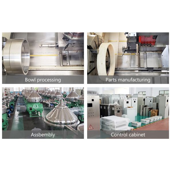 4KW - 90KW Disc Oil Separator Oil Water Disc Stack Centrifuge Separator