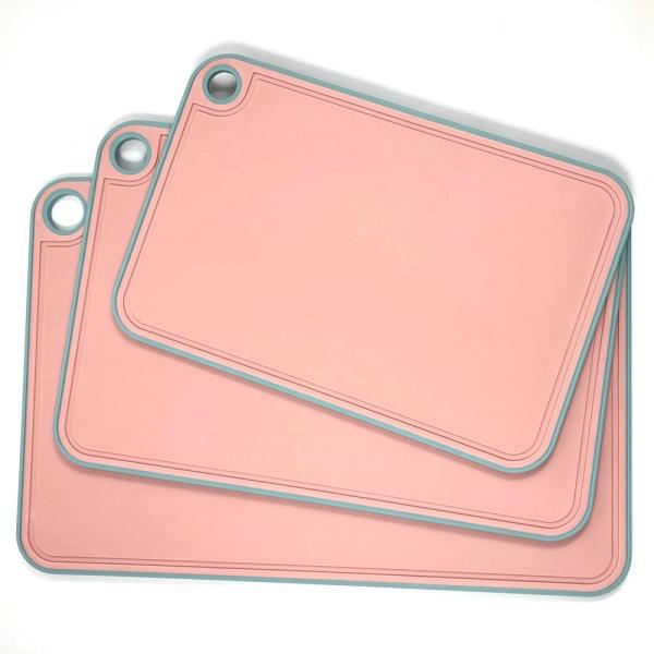 Customizable Multifunction Kitchen Plastic Index Anti-slip PP Chopping Block Cutting Board Set With Stand