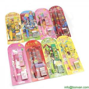 Quality best selling  kids school gift mini penicl stationery set,custom school kit for sale