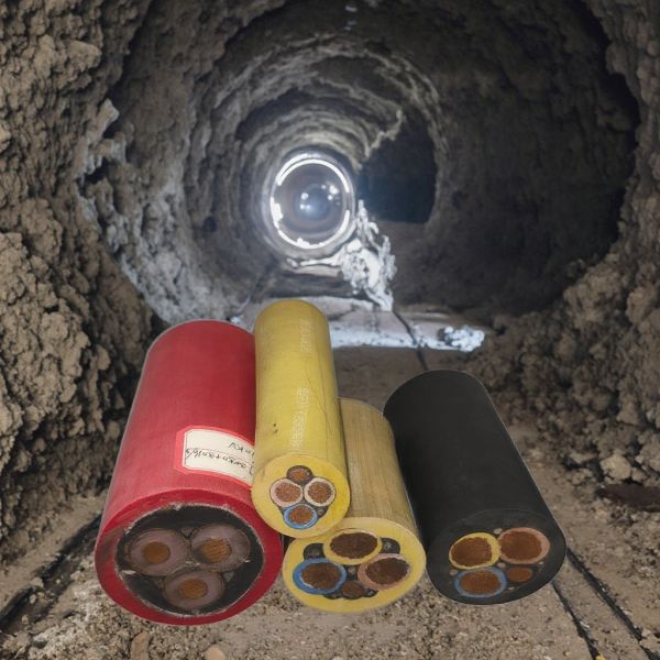 Tensile Resistant Rubber Insulation Underground Mining Cable Electricity Transmission