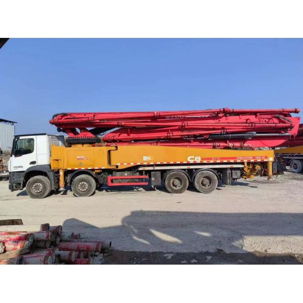 Concrete Pump Truck 56 Meters Installed Mercedes Chassis, Stock Two Sets