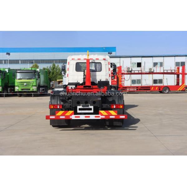 Small Dongfeng Electric Hook Arm Garbage Truck