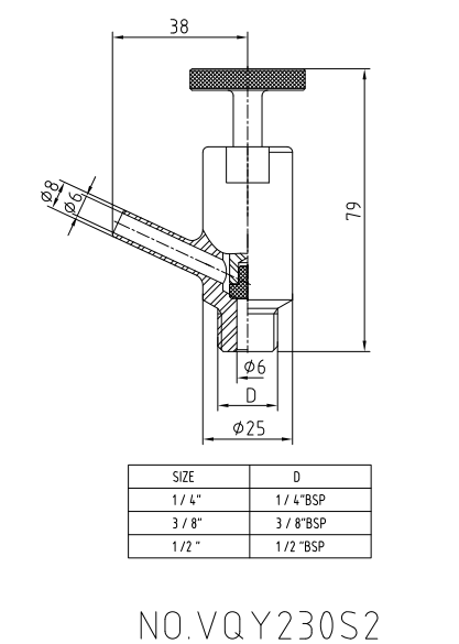 Manual Sanitary Thread Handwheel Sampling Valve For Pharmacy