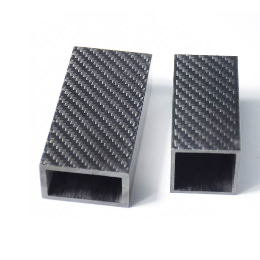 Durable and UV Resistant 3K Carbon Fiber Square and Rectangular Tubes