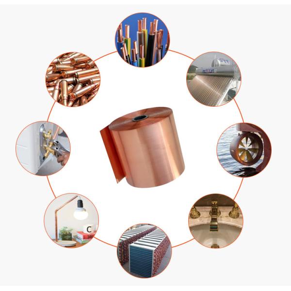 Customizable Thickness Range Copper Strips C11000 C10200 for Conductive Applications