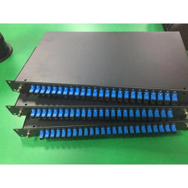 144 Cores Fiber Optic Cable Termination Patch Panel 24 Port SC 19" Standard Structure