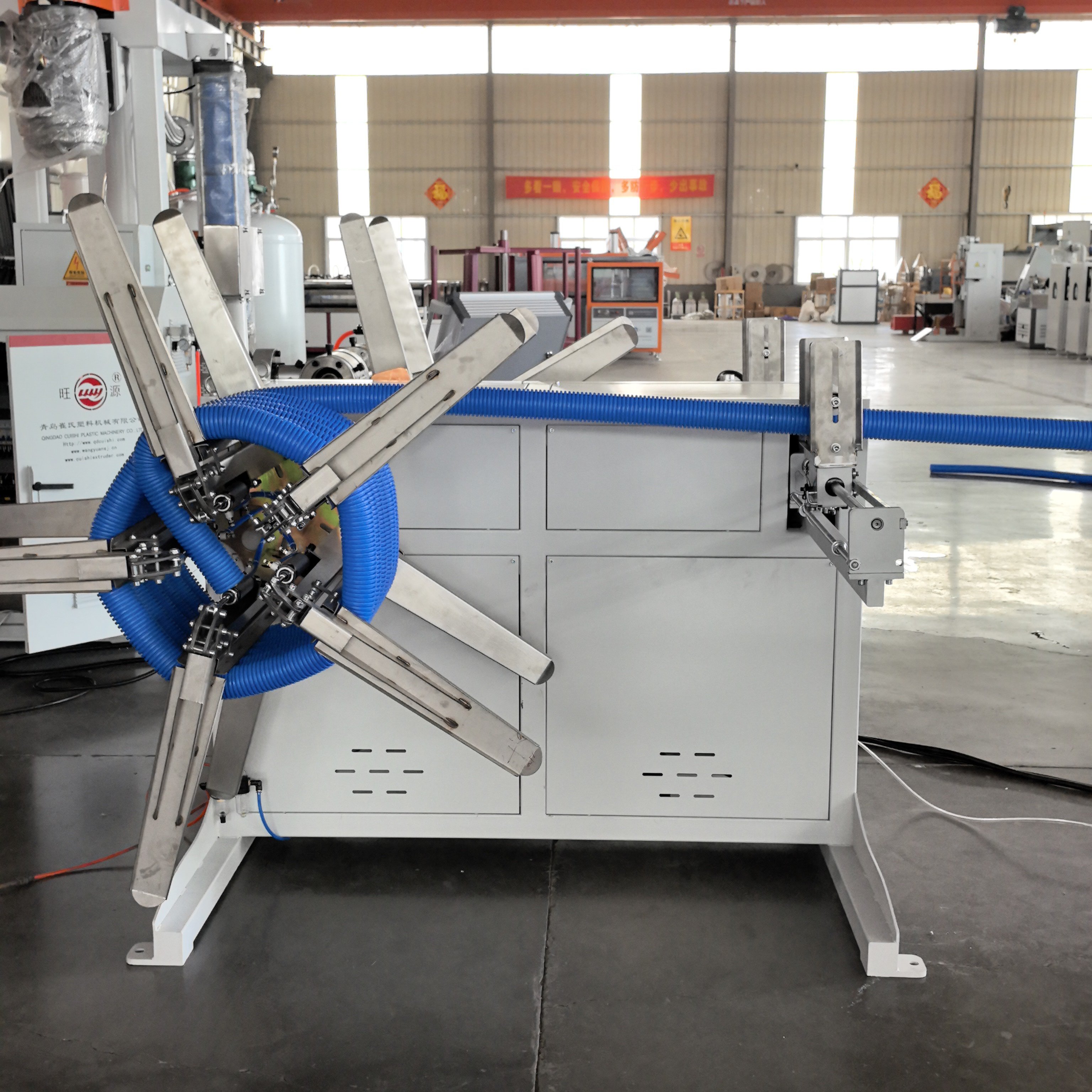 Automatic Plastic Double Wall Corrugated Pipe Production Line for Electrical Conduit and Drainage Pipe