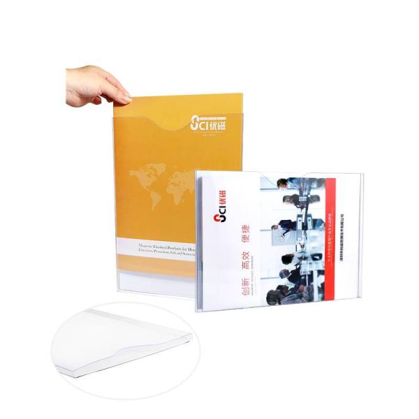 Vertical Horizontal Magnetic Document Holder Pvc Laminated Box File Screen Printing