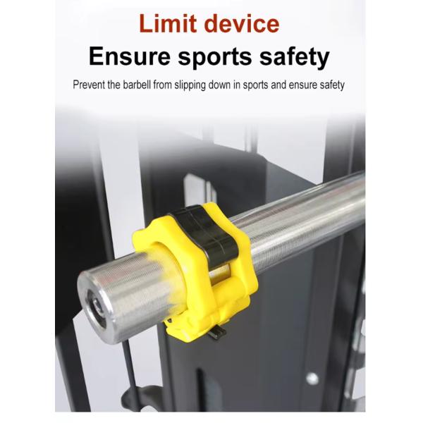 Commercial Indoor Gym Multi-Function Station Smith Cable Crossover for Strength Training-Targets Chest Back Shoulder Legs