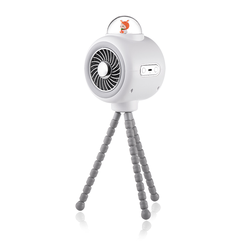 High Quality Octopus Pram USB Mini Rechargeable Outdoor Wireless Portable Stroller Clip Portable Baby Stroller Fan With Music