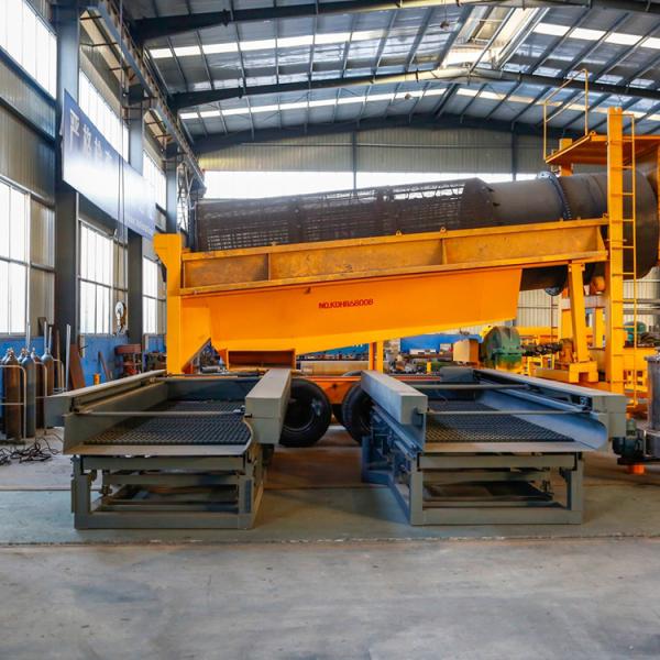 Multilayer Gold Trommel Screen Gold Mining Plants 20-400tons/h