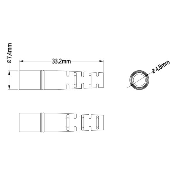 12 Core MPO Trunk Cable Multimode 50/125 3.0mm LSZH Aqua B Polarity Patch Cord