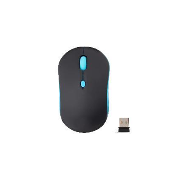 4D HIPS 2.4G Wireless Mouse (3-Level DPI, Dual AAA Powered)