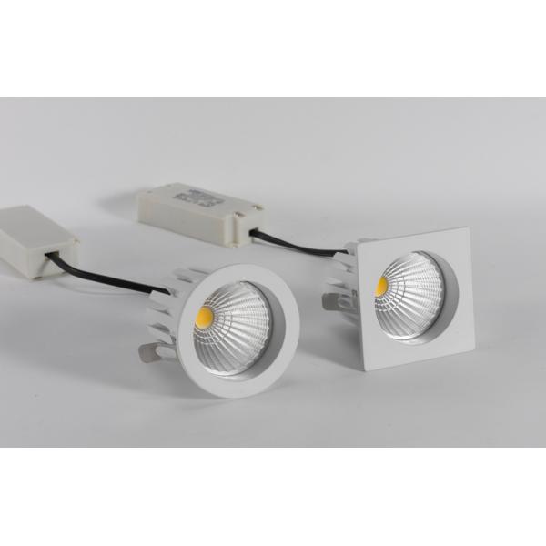 9W 45° Beam Angle Dimmable LED Down Lights With Edison Chip Sqaure 750LM CRI83