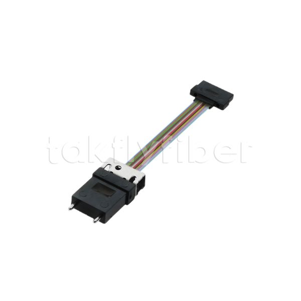 High Speed Low Loss Customizable MT Assembly Fiber Optic Patchcord for QSFP Modules