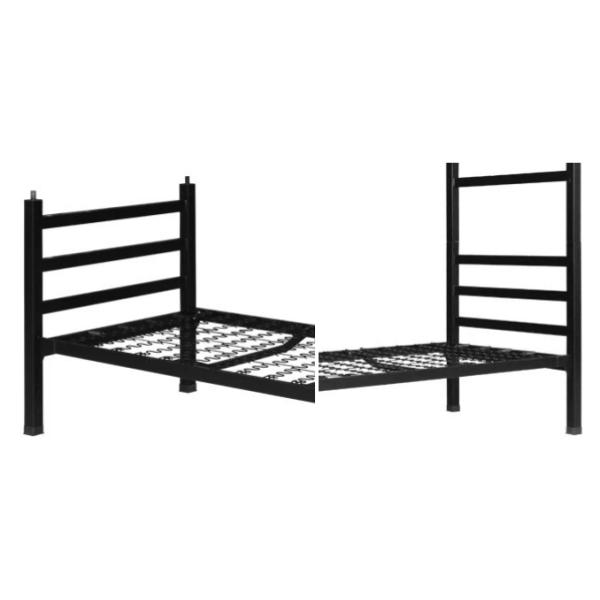 Twin Metal Frame Twin Bunk Beds With Ladder