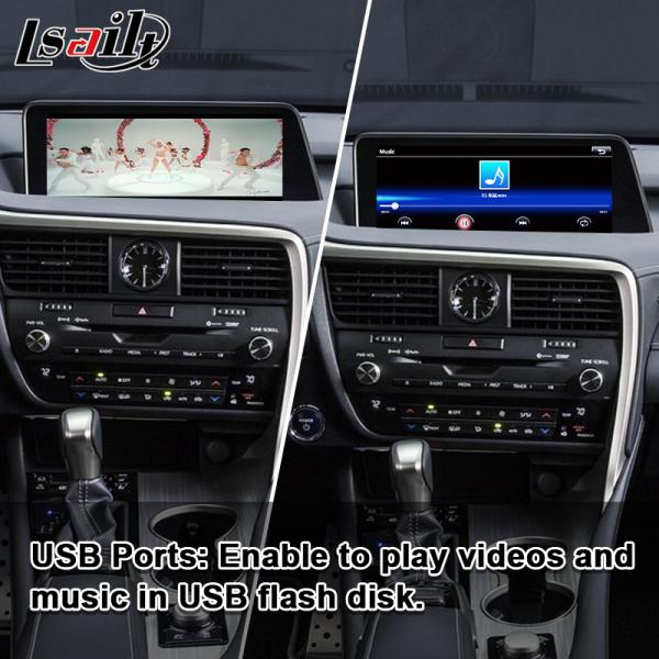 Lexus CarPlay interface for RX450H 2016-2022 RX350 Support Wireless Android Auto, Cameras