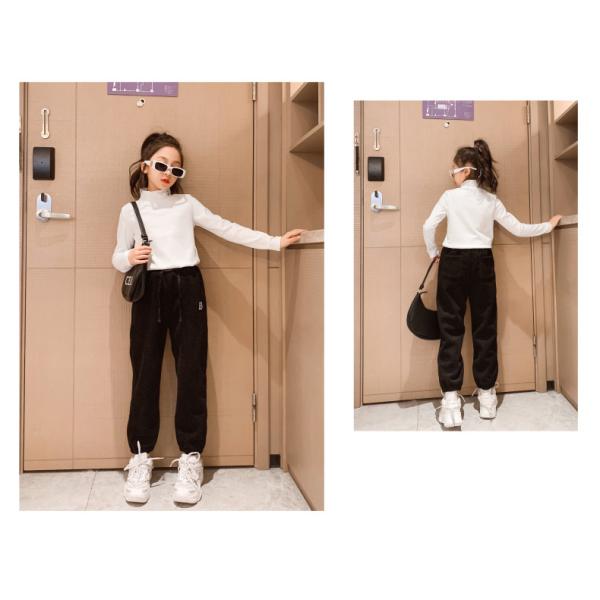 Spring Autumn Long Sleeve Turtleneck Undershirt Smiling Face Print Solid Color Size 120-170