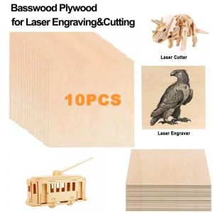 Quality Laser Engraving Basswood Plywood Sheets Eco Friendly for staining painting cutting for sale