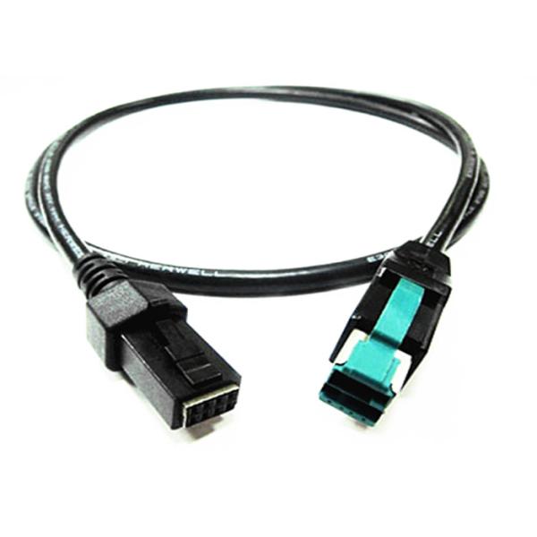 Multi Color 12 V USB Power Cable / USB Splitter Cable POS Terminals 8 Pin Connector