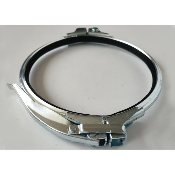 200mm Airtight Quick Release Galvanized Pipe Clamp