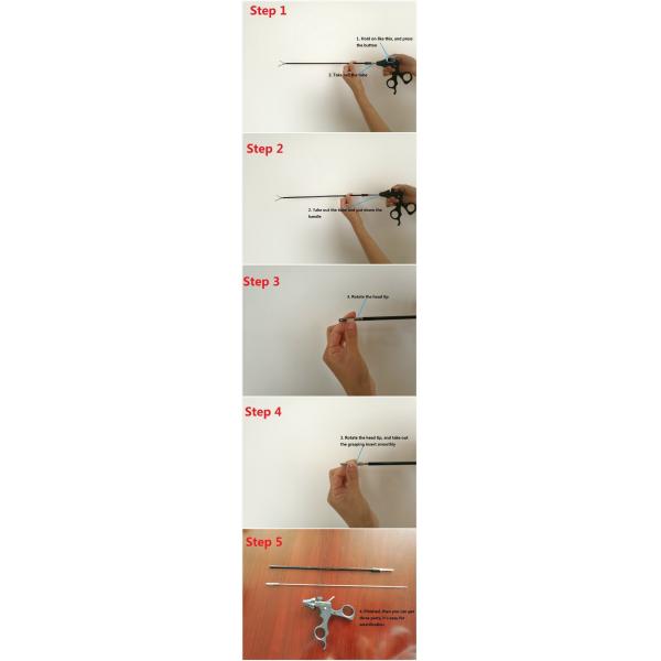 Laparoscopic Claws Grasping Forceps 10mm Distal 2+3 Teeth