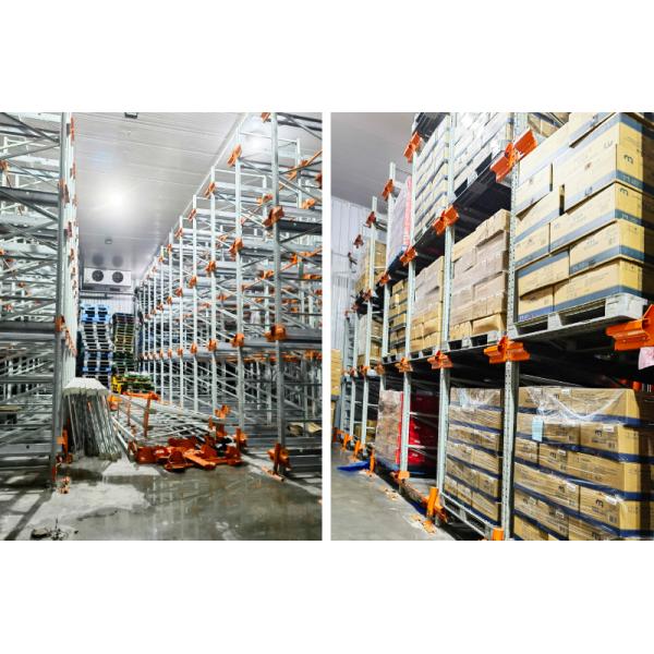 A16 : Double Deep Pallet Stacker ASRS Automatic Storage And Retrieval System Frozen Warehouse Cold Storage