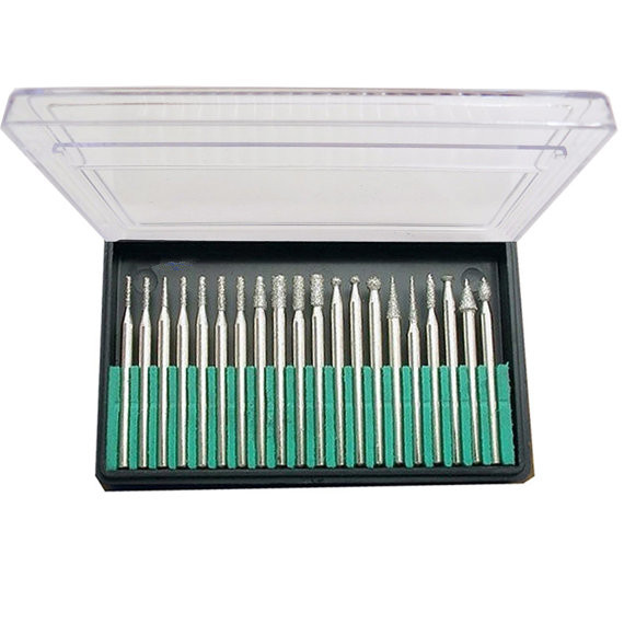 Precision Grinding Diamond Mounted Points , High Efficiency Diamond Burr Bits