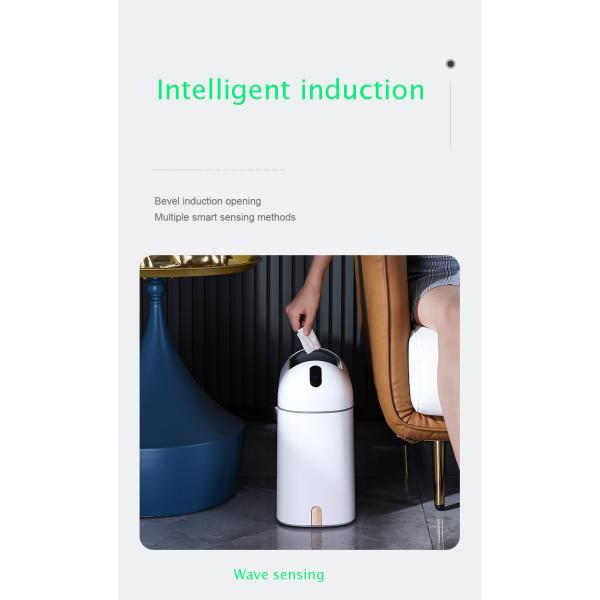 Garbage Bucket Waterproof Smart Waste Containers Smart Sensor Trash Can with Sensor