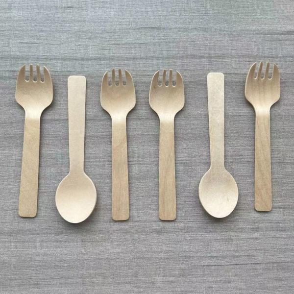 Biodegradable Disposable Compostable Small Customizable Wooden Spoon Mini for Standards